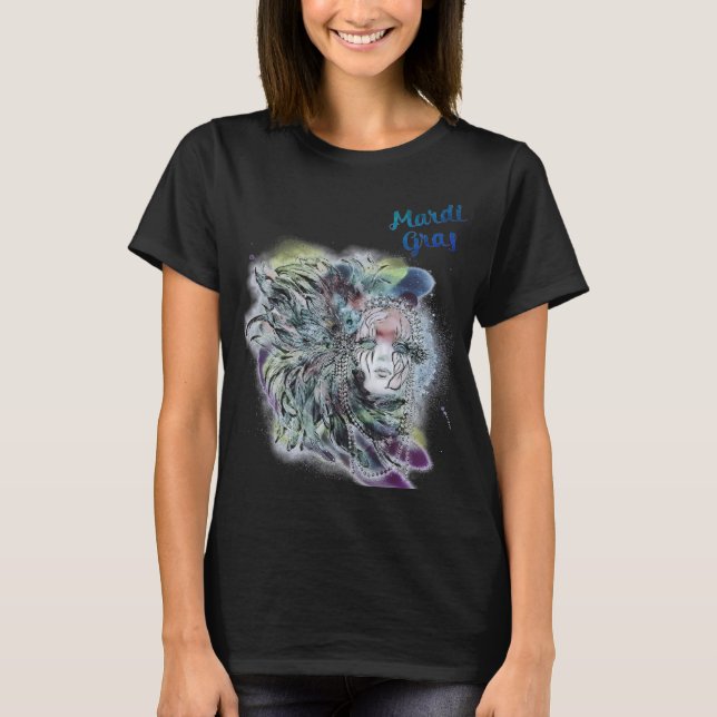 CAMISETA BONITO MARDI GRAS MASK (Anverso)