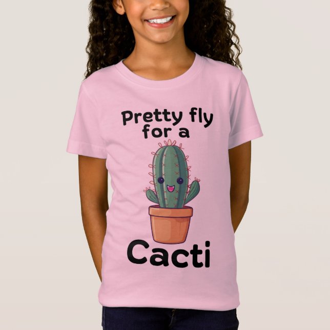 Camiseta Bonito mosca para un Cacti (Anverso)