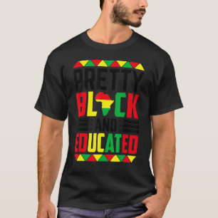 Camiseta Bonito mujer educada negra profesional soy bla