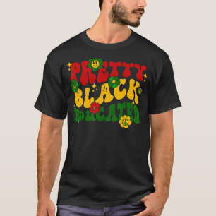 Camiseta Bonito Negra Y Educada Groovy Hippie Black Hist