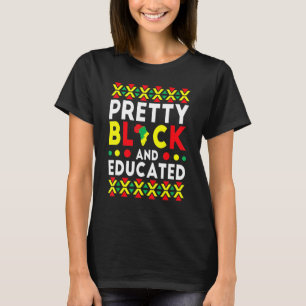 Camiseta Bonito Negra Y Educada Mujeres Africanas Black His