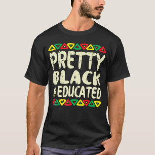 Camiseta Bonito Negra Y Educada Mujeres Africanas Black His