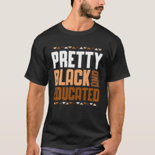 Camiseta Bonito Negra Y Educada Mujeres Africanas Black His
