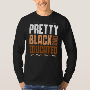 Camiseta Bonito Negra Y Educada Mujeres Africanas Black His
