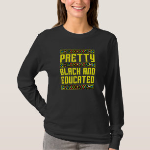 Camiseta Bonito Negra Y Educada Raíces Africanas Black Hist