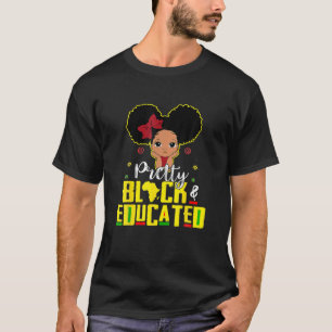 Camiseta Bonito Negra Y Educada Yo Soy El Africano Fuerte