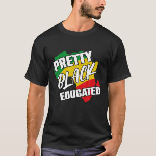 Camiseta Bonito Negra Y Educada Yo Soy El Africano Fuerte