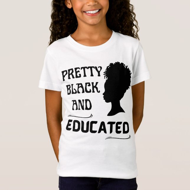 CAMISETA BONITO NEGRO Y EDUCADO (Anverso)