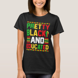 Camiseta Bonito Negro Y Educado Mes de la Historia Negra Di
