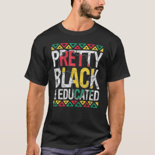 Camiseta Bonito Negro Y Educado Orgullo Mes De Historia Neg