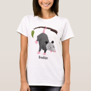 Camiseta Bonito opossum colgando de un personalizado de suc