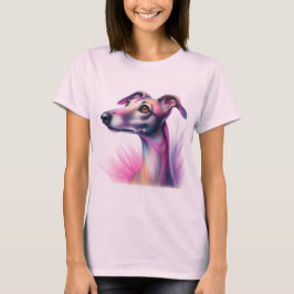 Camiseta Bonito Pastel Greyhound Dog