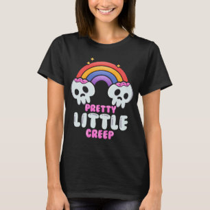 Camiseta Bonito Pequeño Creep Pastel Gótico Estético Gótico