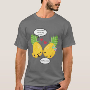 Camiseta Bonito piña tropical Pina colada romántica
