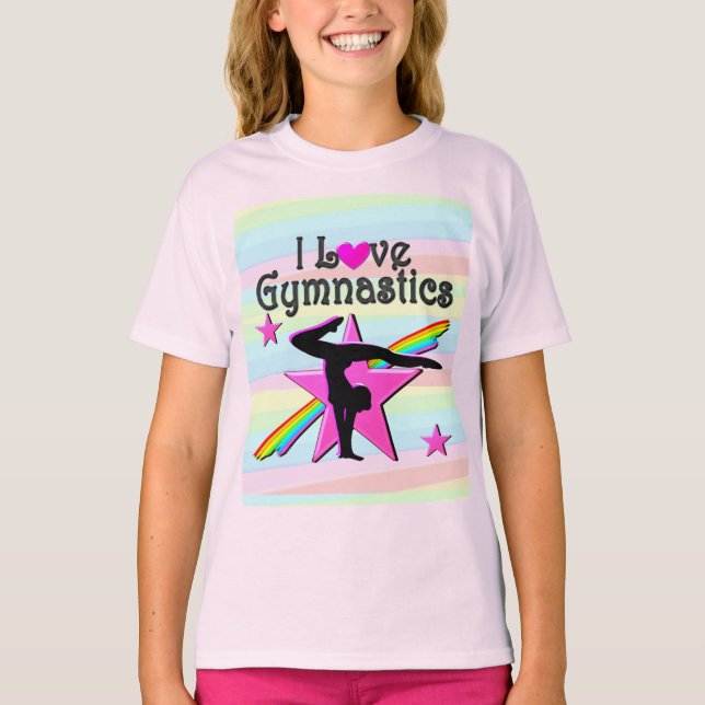 CAMISETA BONITO PINK ME ENCANTA EL DISEÑO DE GIMNASTICAS (Anverso)