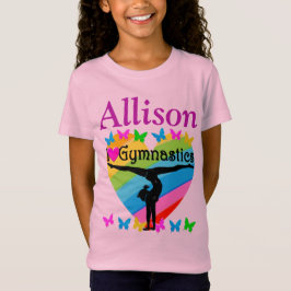 CAMISETA BONITO PINK PERSONALIZADO ME ENCANTA GIMNAST T SHI
