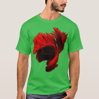 Camiseta Bonito Red Halfmoon Betta