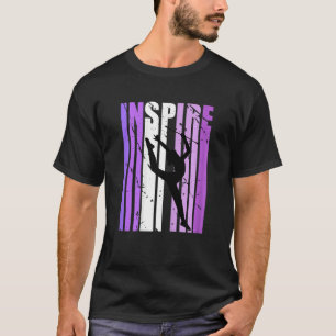 Camiseta Bonito Retro Inspira Gimnasia Rítmica Cumpleaños