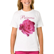 Bonito rosa princesa floral lindo jovencito divert