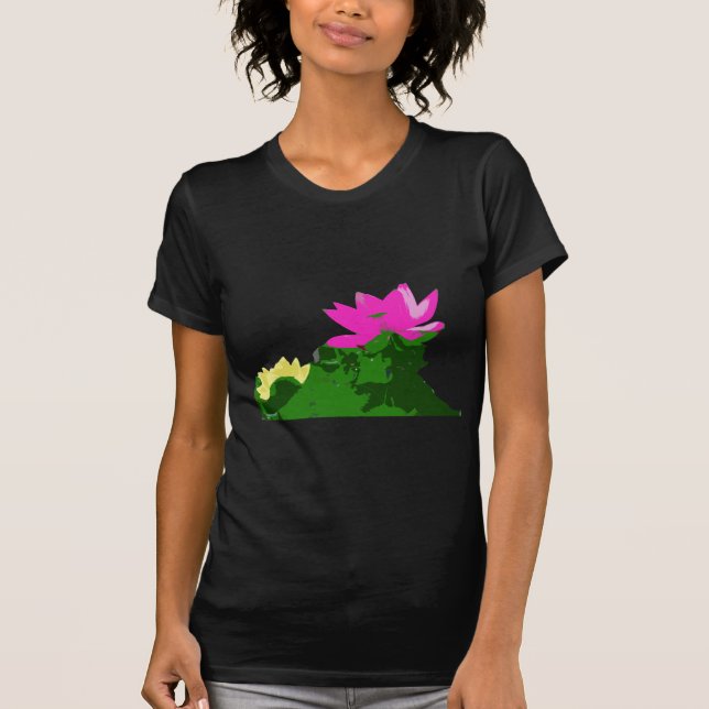 Camiseta bonito rosa y amarilla (Anverso)