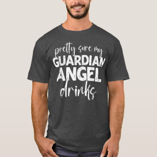 Camiseta Bonito Seguro que mi Guardian-Angel bebe citas div
