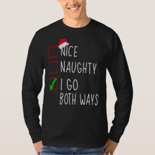 Camiseta Bonito travieso, voy de ambos modos Xamx Santa Cla