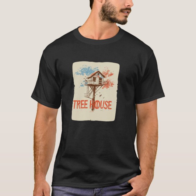 Camiseta Bonito y colorido equipo Treehouse (Anverso)