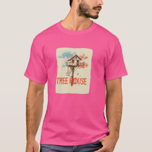 Camiseta Bonito y colorido equipo Treehouse