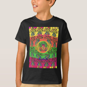 Camiseta Bonito y encantador diseño de impresión de arte fl