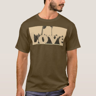 Camiseta Bonito y encantador me encanta la compasión