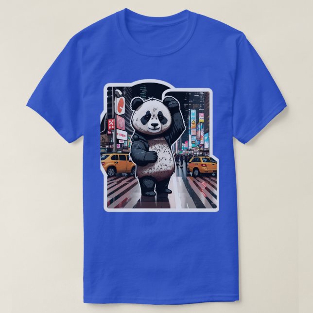 Camiseta Bonito y gracioso Panda (Diseño del anverso)