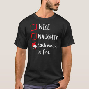 Camiseta Bonito y travieso dinero sería buena lista de Navi