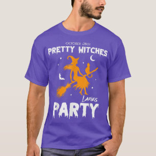 Camiseta Bonitos brujas fiesta Octubre 31 murciélagos diver