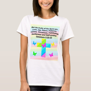 CAMISETA BONITOS GALATIANOS 5 FRUTAS DEL ESPÍRITU