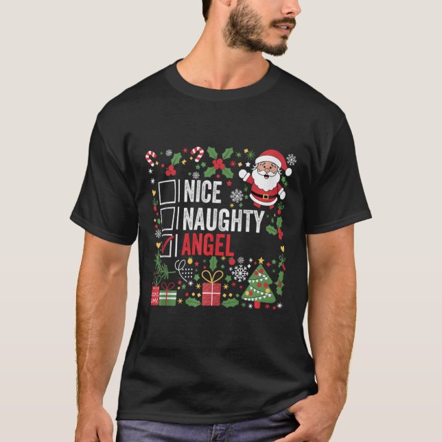 Camiseta Bonitos Navidades divertidos de Naughty Angel Sant (Anverso)