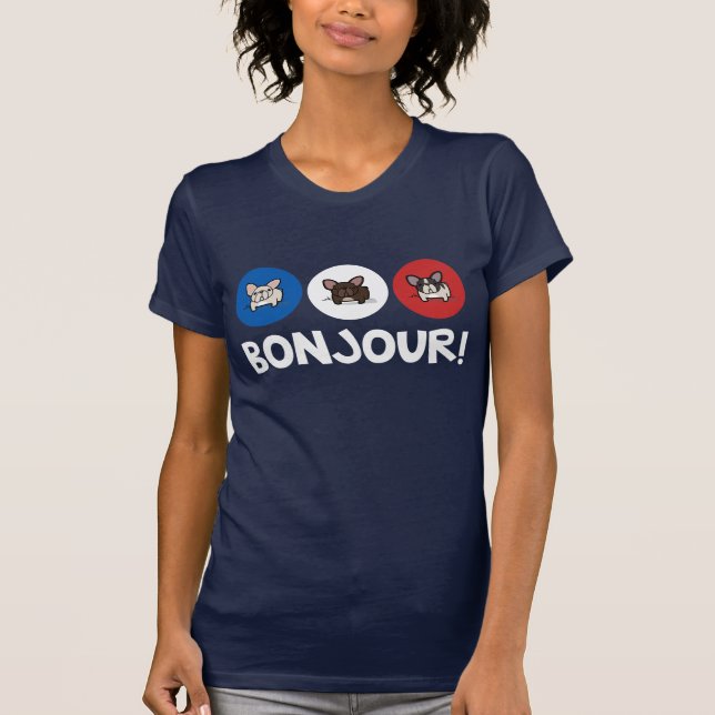 Camiseta ¡Bonjour! (Anverso)