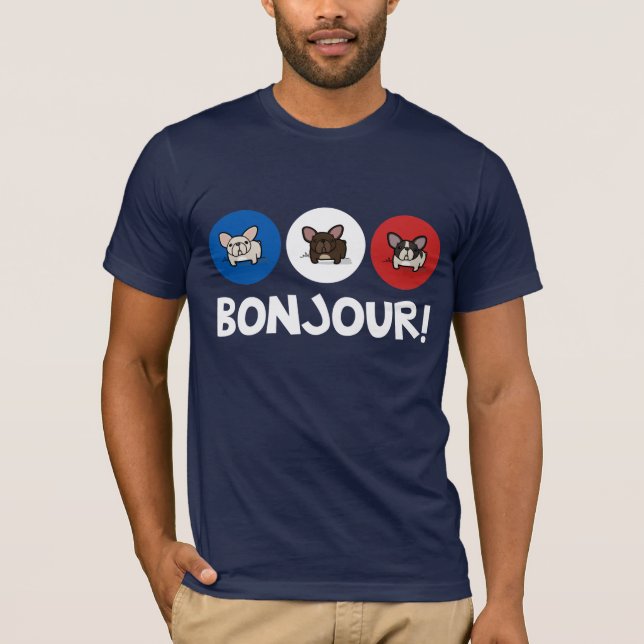Camiseta ¡Bonjour! (Anverso)