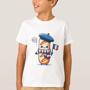 Camiseta Bonjour Baguette - Encantador tema francés