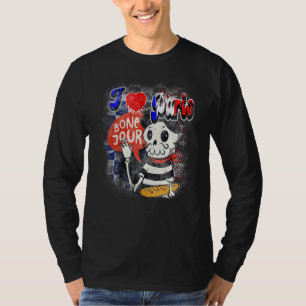 Camiseta Bonjour Cute fanático del deporte francés ciclismo