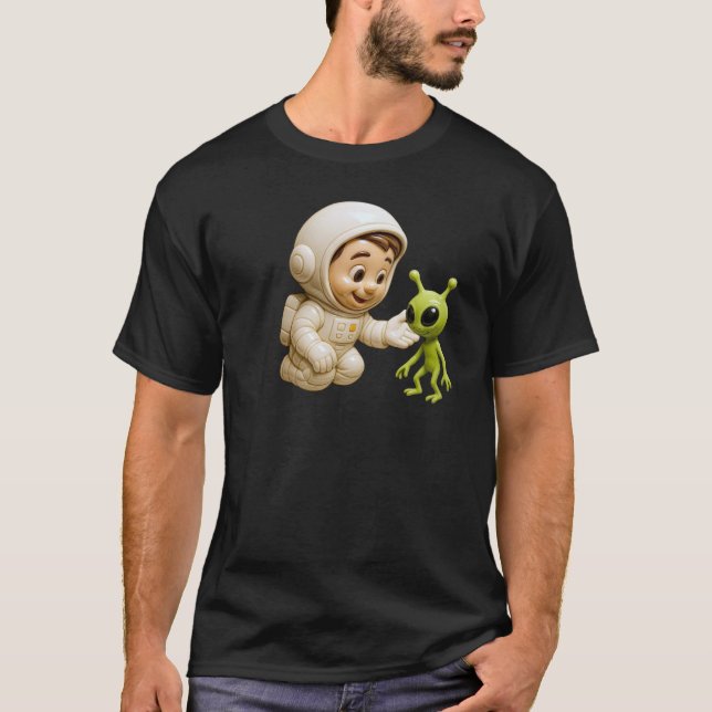 Camiseta Bonjour les martiens (Anverso)