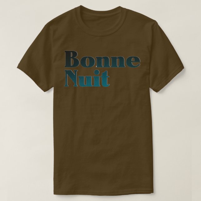 Camiseta Bonne Nuit (Diseño del anverso)