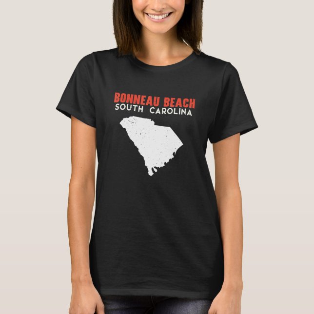 Camiseta Bonneau Beach South Carolina Estados Unidos Tra (Anverso)