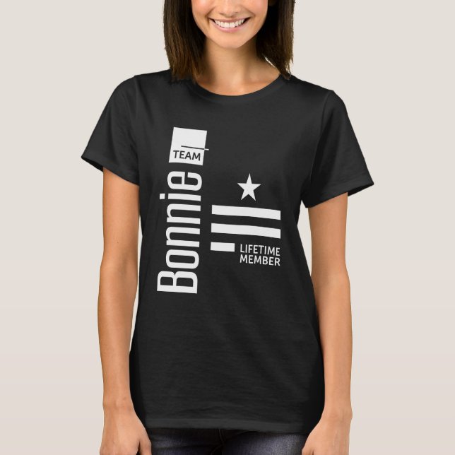 Camiseta Bonnie Personalized Name Birthday Gift (Anverso)