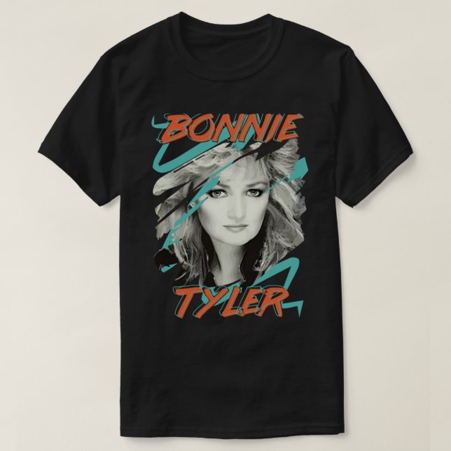 Camiseta Bonnie Tyler, eclipse total de música pop de los a (Diseño del anverso)