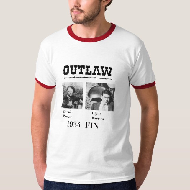 Camiseta Bonnie y Clyde (Anverso)