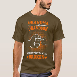 Camiseta Bono de abuela y nieto que no puede quebrarse T-Sh