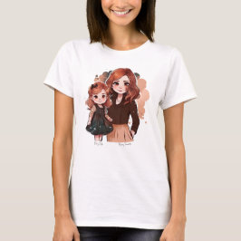 Camiseta Bono de mamá y hija Adorable (2)