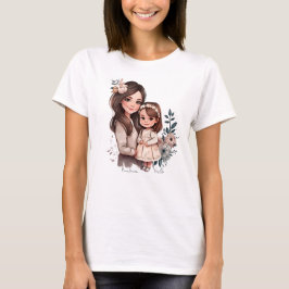 Camiseta Bono de mamá y hija Adorable (3)