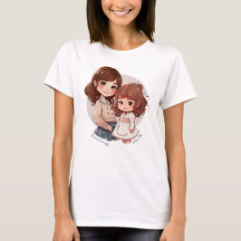 Camiseta Bono de mamá y hija Adorable (4)