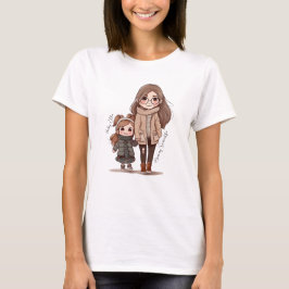 Camiseta Bono de mamá y hija Adorable (5)